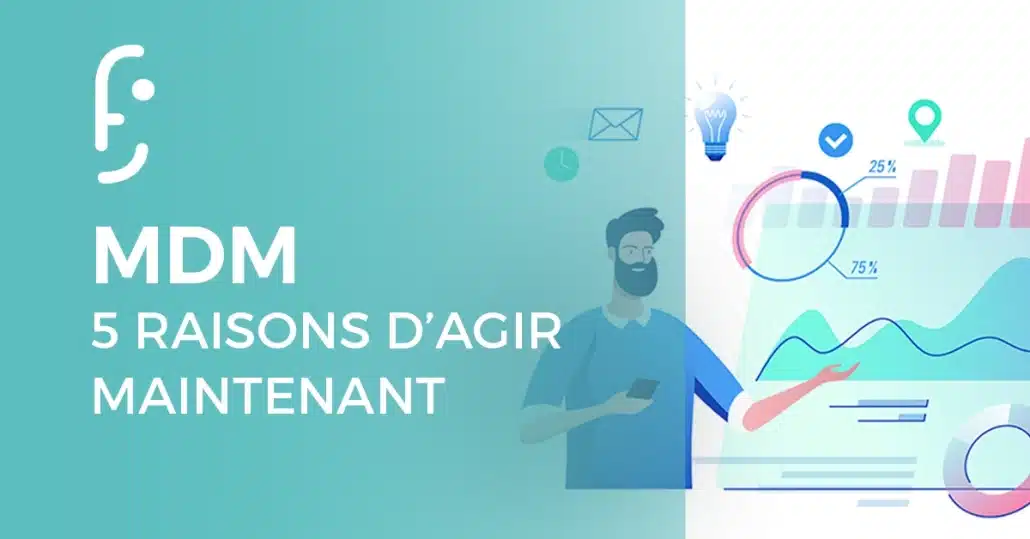Illustration présentant les 5 raisons stratégiques d’adopter un Master Data Management pour optimiser la gestion des données en entreprise.